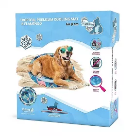 GELOVÁ CHLADÍCÍ PODLOŽKA CoolPets Tropical Flamingo - balení