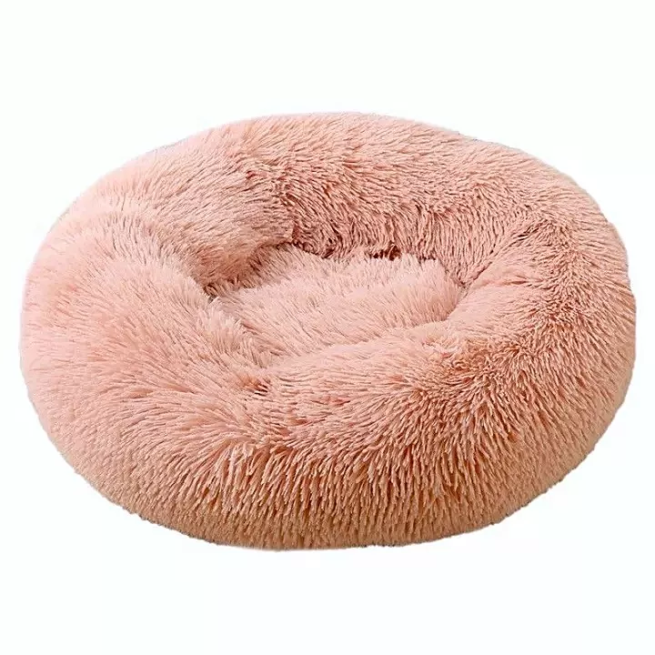 Pelíšek PUFFY DONUT starorůžový na eshopu FajnPes.cz