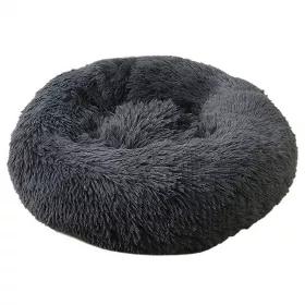 Pelíšek PUFFY DONUT tmavě šedý - PETS plushies Pelíšek PUFFY DONUT tmavě šedý na eshopu FajnPes.cz