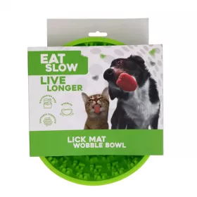 Eat Slow Live Longer Wobble Bowl lízací miska pro psa 17 cm LickiMat Eat Slow Live Longer lízací miska pro psa Wobble Bowl 17 cm balení