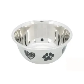 Nerezová miska motiv tlapky/srdce 500ml / 13cm