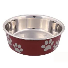Nerezová miska s potiskem vzor tlapky 250ml / 11cm