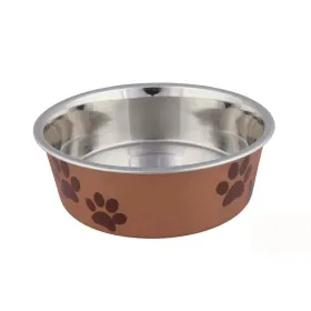 Nerezová miska s potiskem vzor tlapky 250ml / 11cm