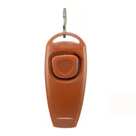 Trixie CLICKER + PÍŠŤALKA 8 cm | tmavě modrá, vínová, cihlová, béžová