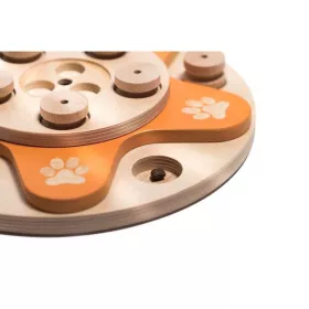 Dřevěný hlavolam pro psy Flower - Květina na e-shopu FajnPes detail vkládání pamlsku