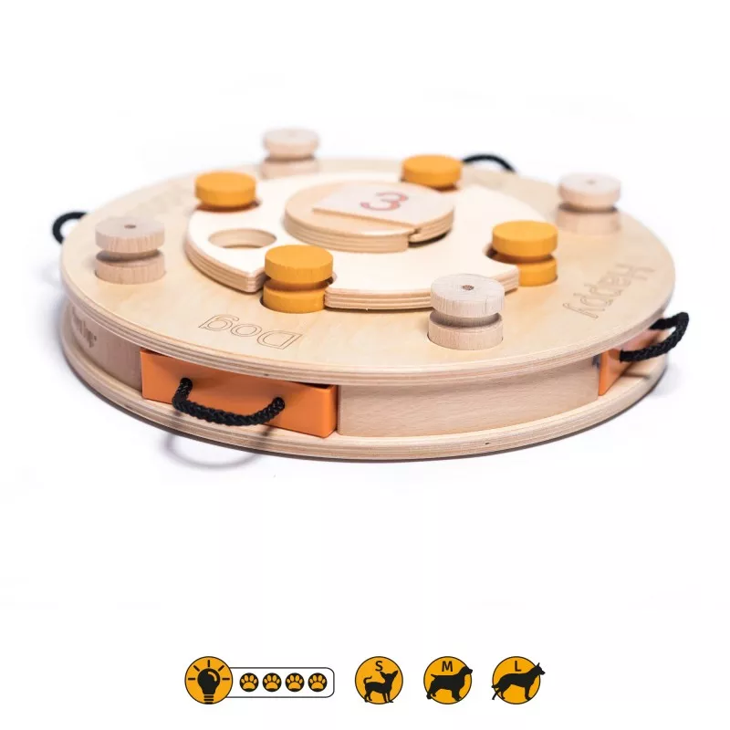 Dřevěný hlavolam pro psy Birthday Cake na e-shopu FajnPes
