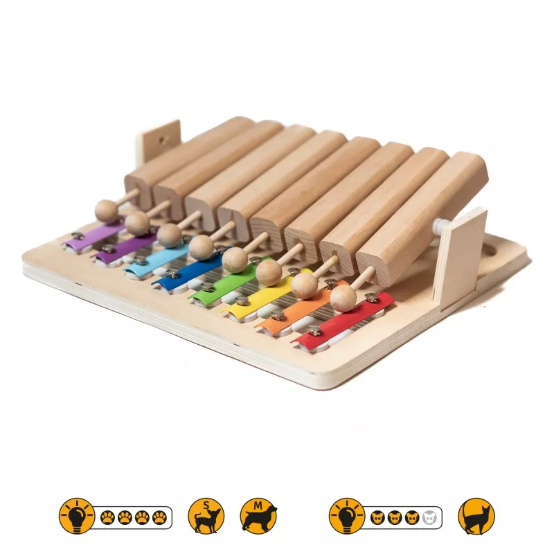 Dřevěný hlavolam pro psy Mandala a Hvězda na e-shopu FajnPes.cz